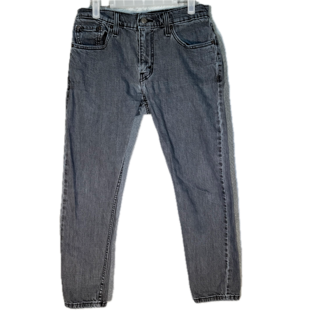 Levi’s 512 Men’s Jeans 30x30 Gray Denim Stretch Slim Tapered Fit